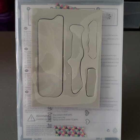 Stampin' Up! 'FOR BEING YOU' Cling Stamp Set (Used) - Picture 2 of 6